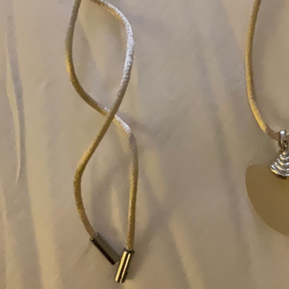 NEW DAUM French crystal and silver necklace satin cord from Neiman Marcus - Picture 6 of 8